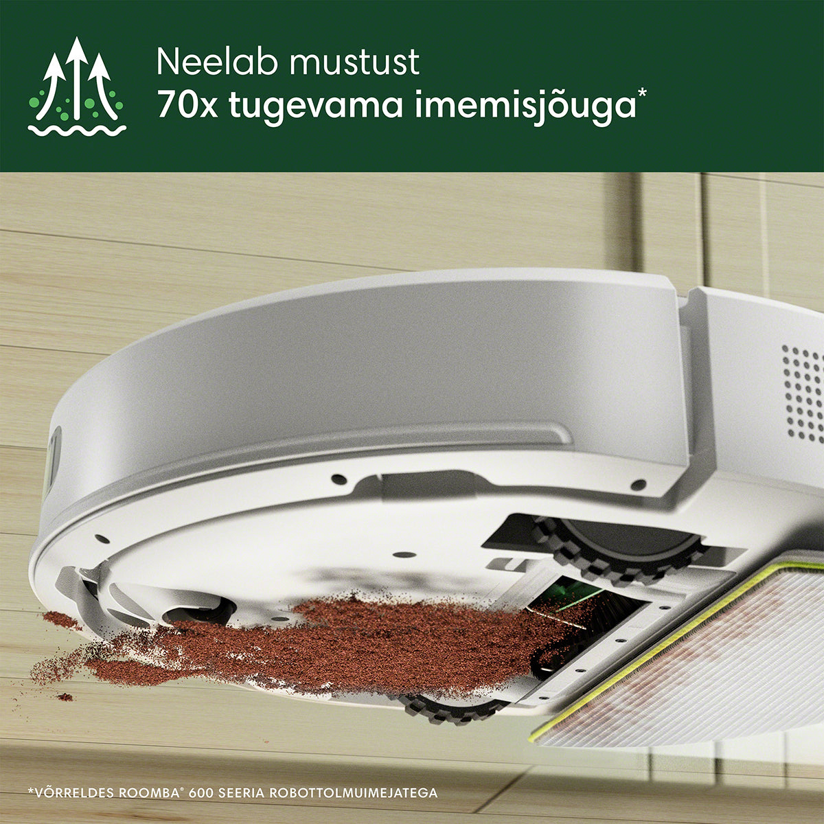 Roomba® 105 Combo robottolmuimeja + AutoEmpty™ dokk
