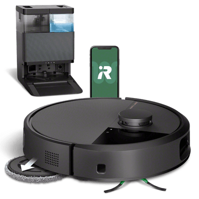 Roomba® Plus 505 Combo robottolmuimeja + AutoWash™ dokk