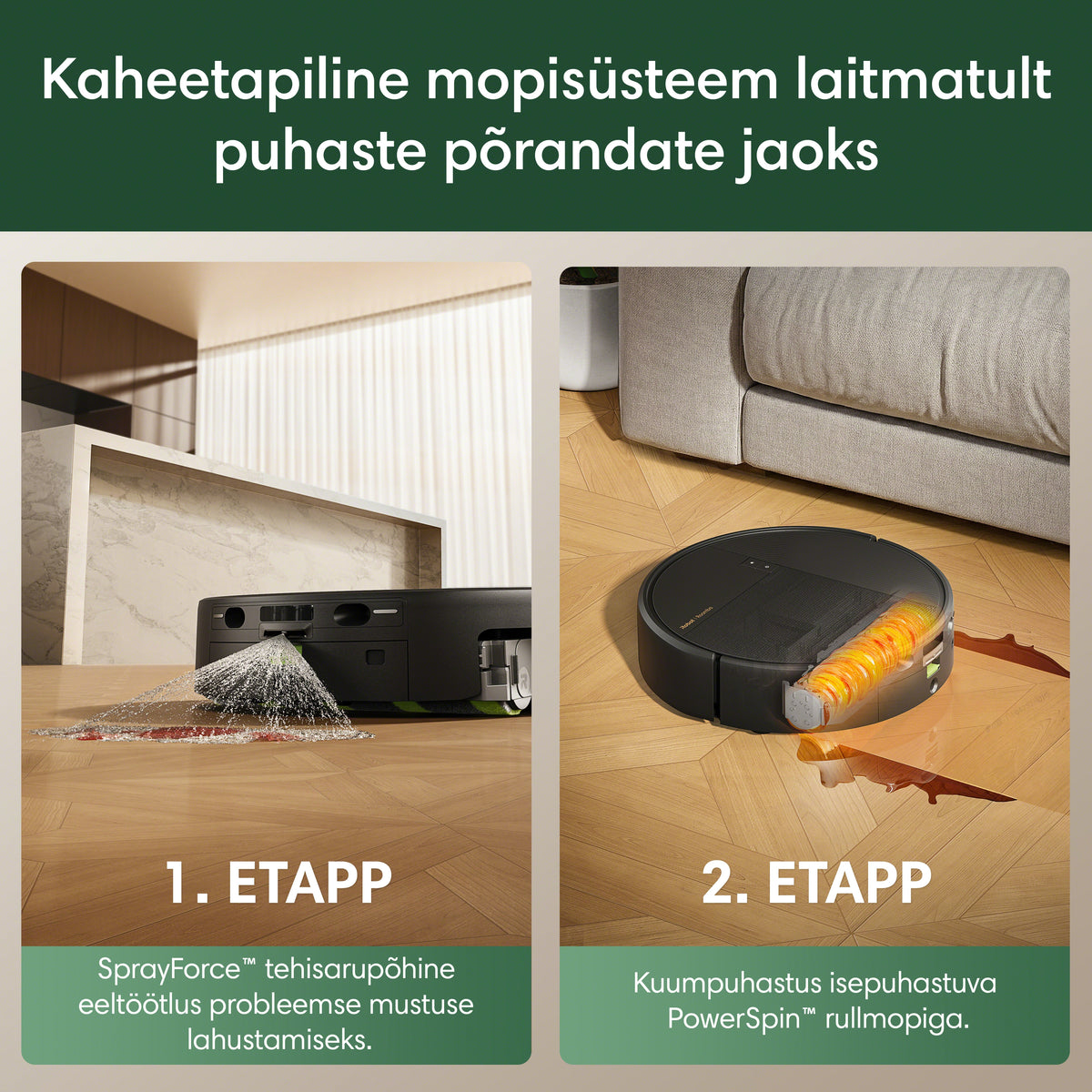 Roomba® Plus 675 Combo + AutoWash™-i dokk