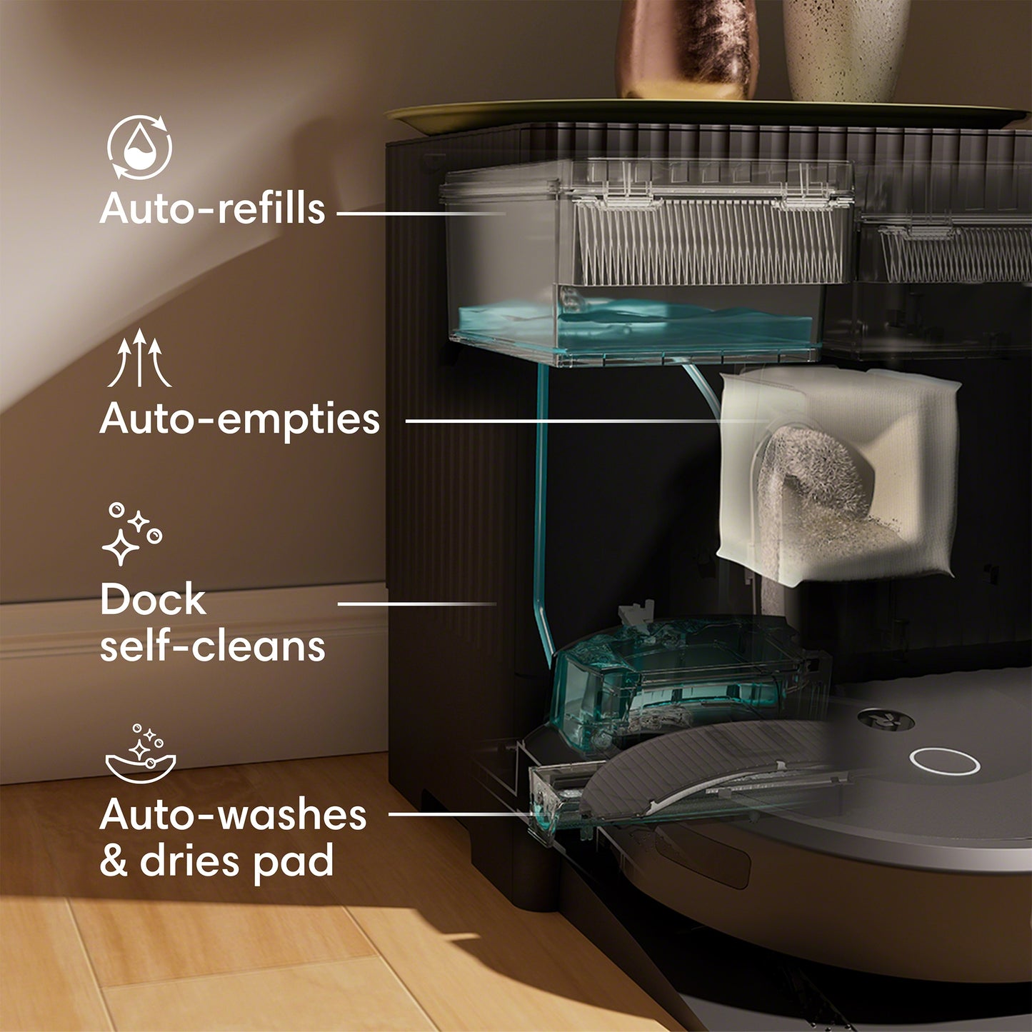 Roomba Combo® 10 Max robotid + AutoWash™ jaam