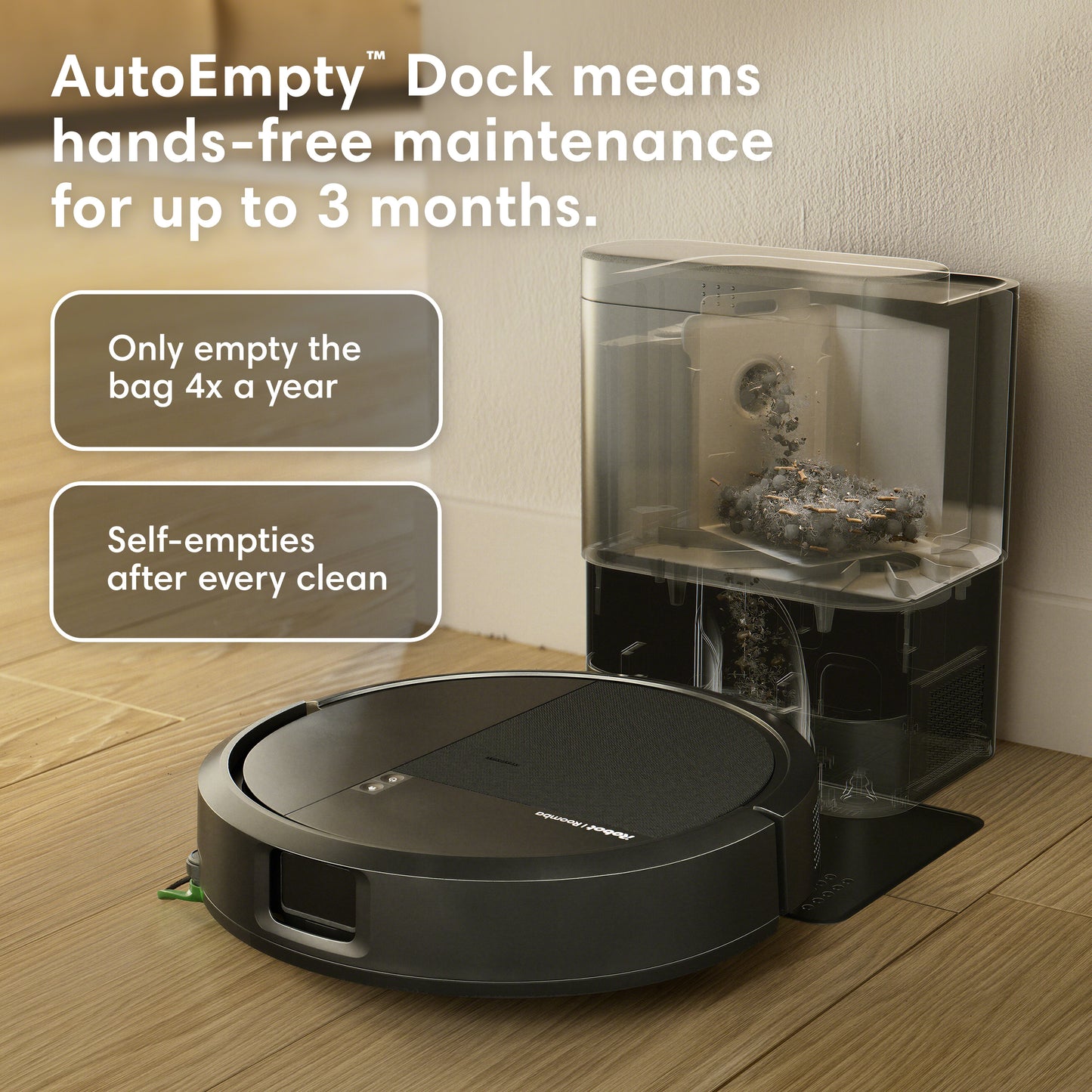 Roomba® 115 Combo robot + AutoEmpty™ dokk