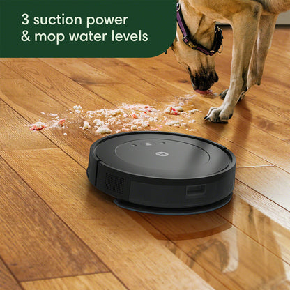 Roomba Combo® Essential must robottolmuimeja põrandapesufunktsiooniga