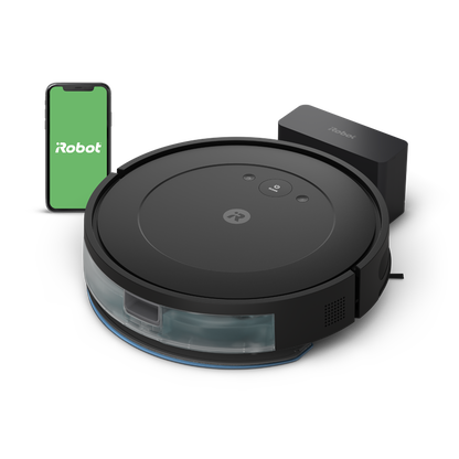 Roomba Combo® Essential must robottolmuimeja põrandapesufunktsiooniga