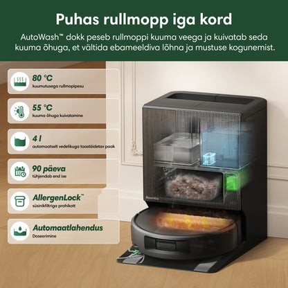 Roomba® Max 876 Combo Robot + dokk Autowash™