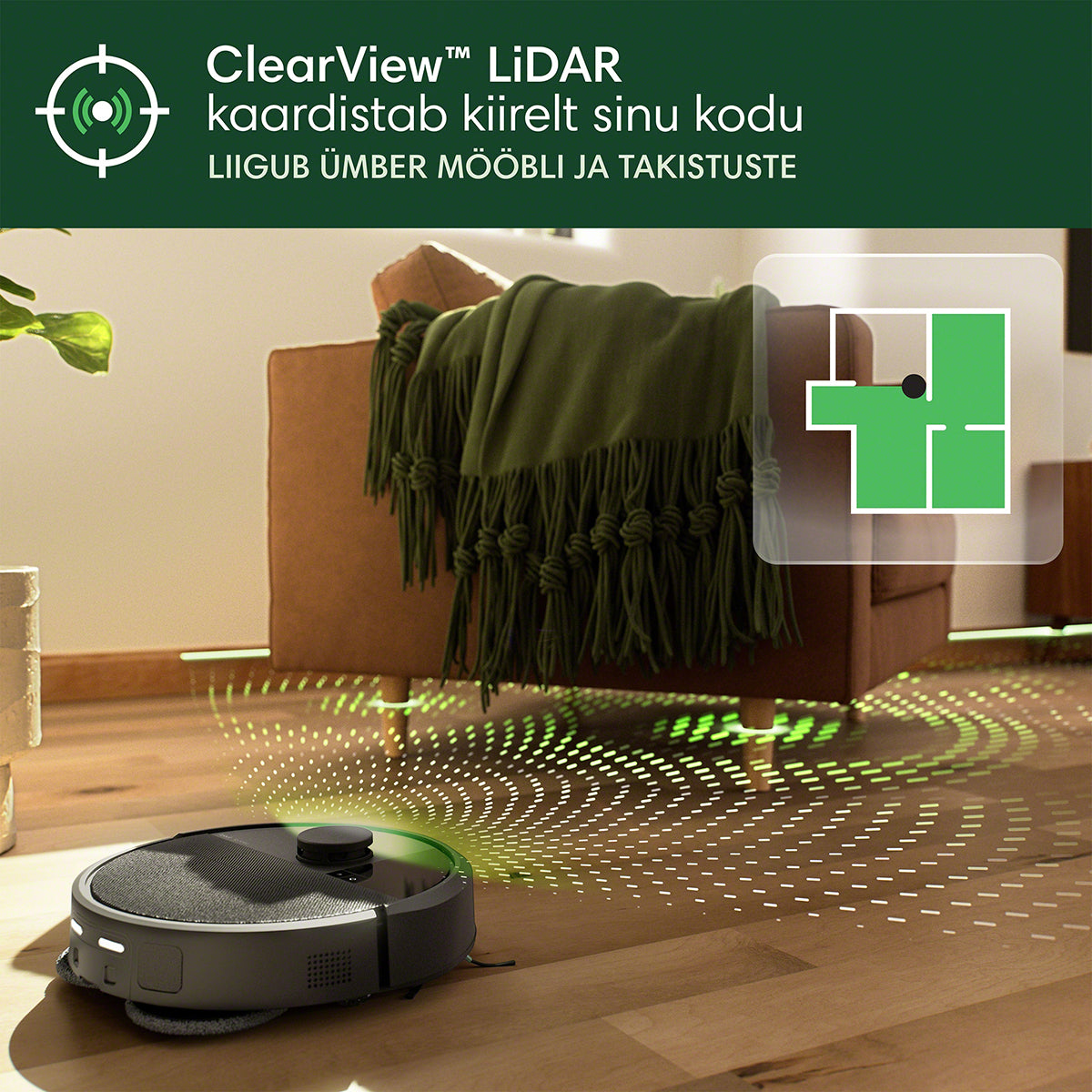 Roomba Combo® 405+ robottolmuimeja