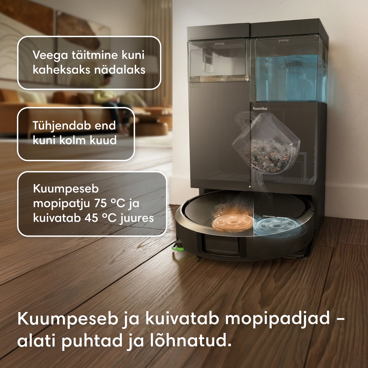 Roomba® Plus 515 Combo robots + AutoWash™ Dock