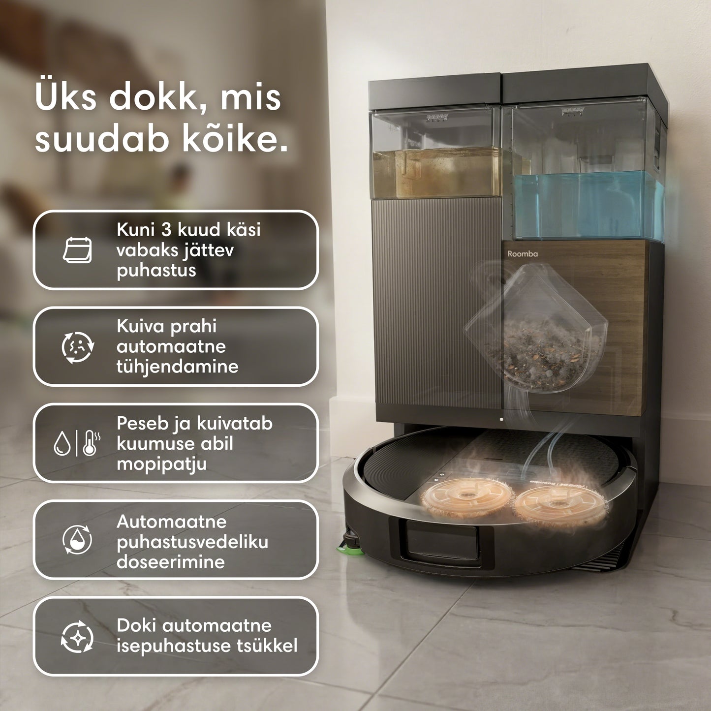 Roomba® Plus 575 Combo Robot + AutoWash™ Dock