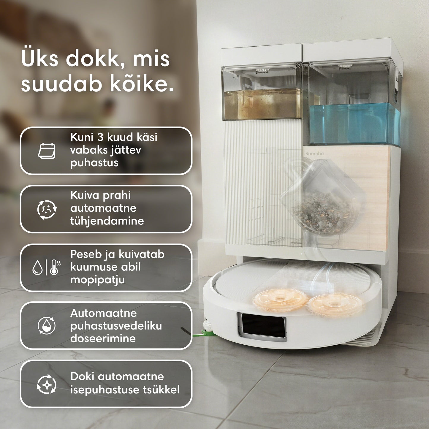 Roomba® Plus 575 Combo Robot + AutoWash™ Dock