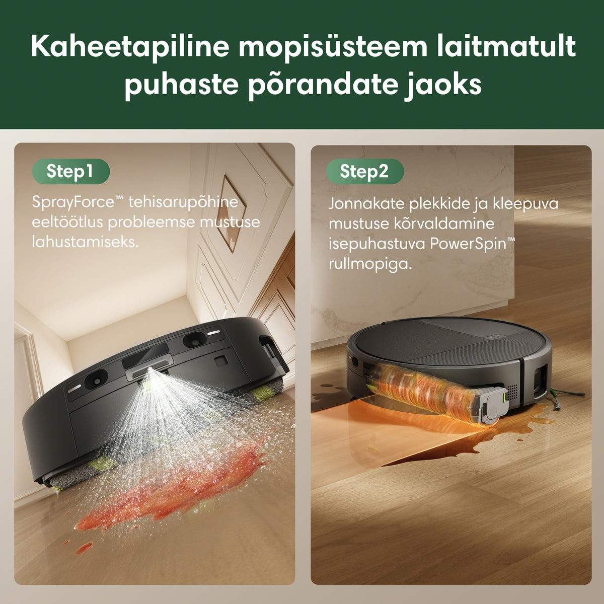 Roomba® Plus 615 Combo + Wash Only-dokk