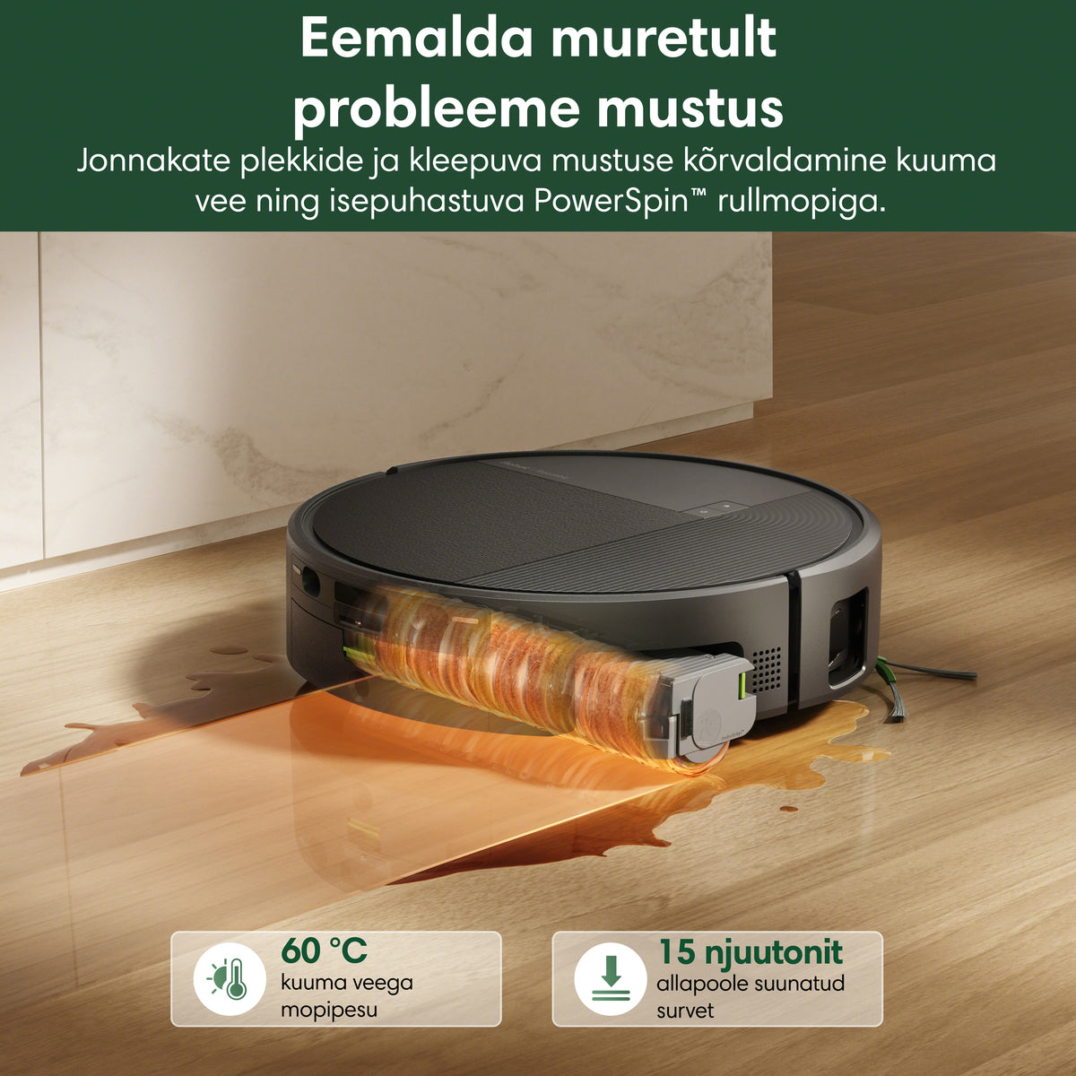 Roomba® Plus 615 Combo + Wash Only-dokk