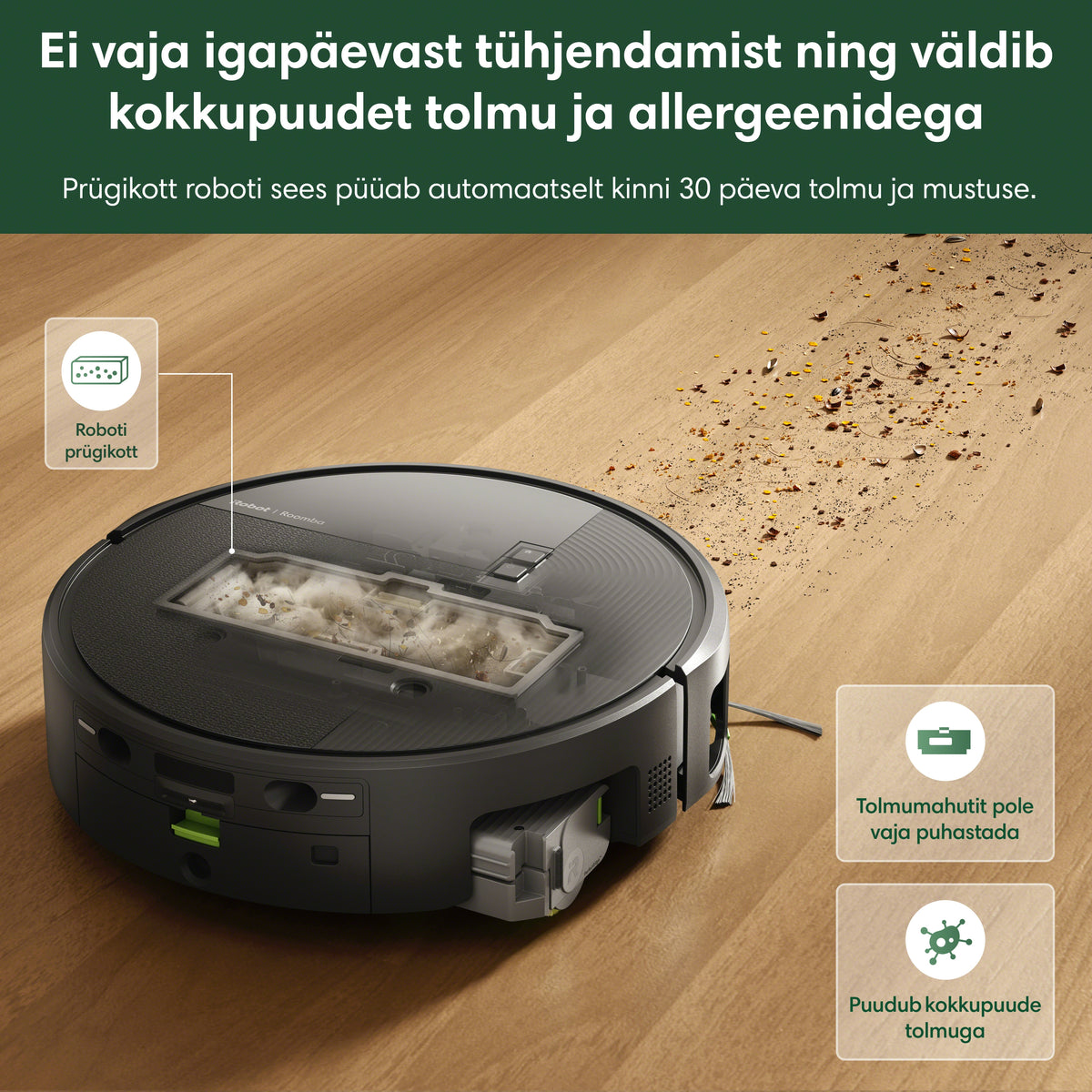 Roomba® Plus 615 Combo + Wash Only-dokk