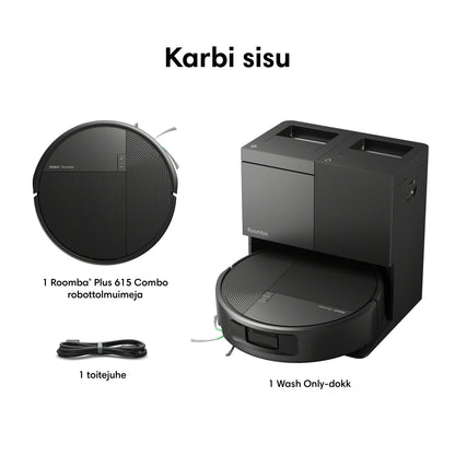 Roomba® Plus 615 Combo + Wash Only-dokk